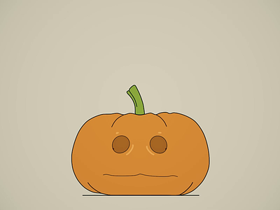 YU2D | Pumpkin 2d animation character halloween pumpkin